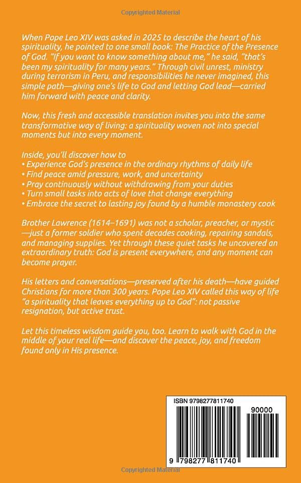 The Practice of the Presence of God (Translated): Pope Leo's Spiritual Secret - Image 2