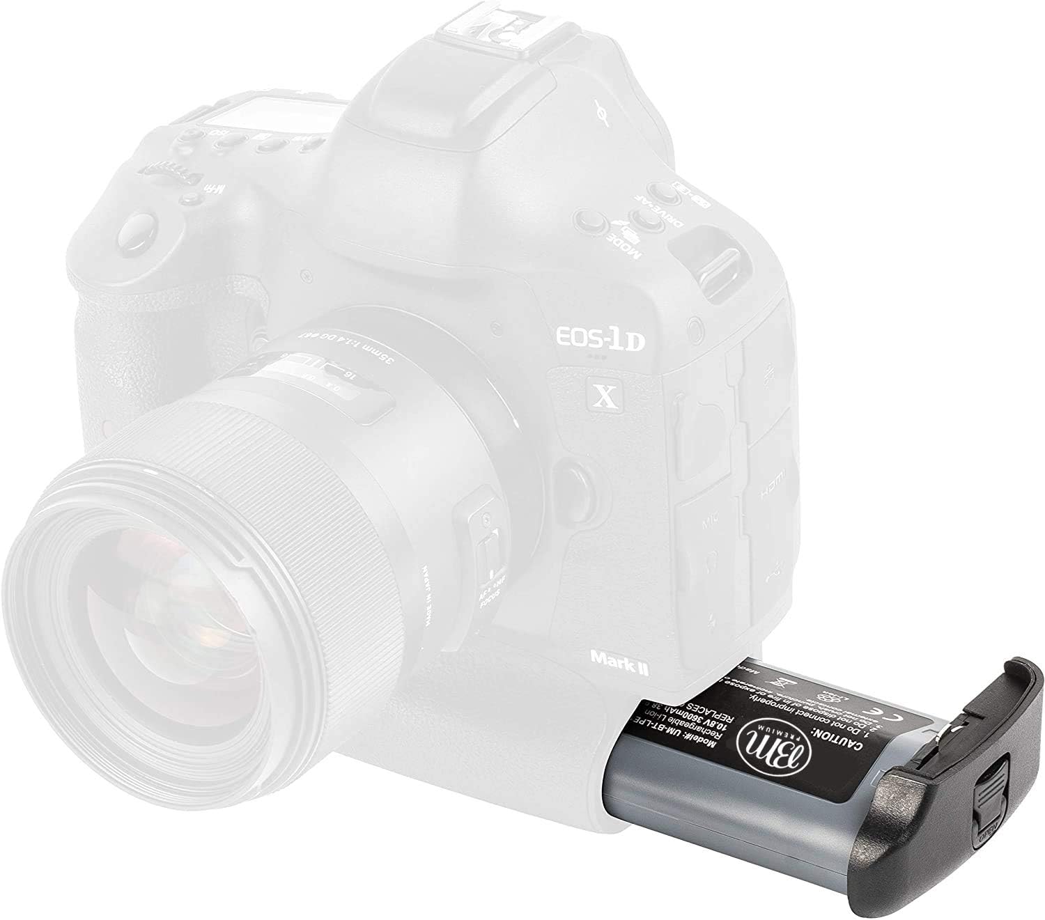 BM Premium LP-E19 High Capacity Battery for Canon EOS R3, EOS 1D X Mark III, EOS 1D X Mark II, EOS 1DX, EOS 1Ds III, EOS 1D IV, EOS 1D III Cameras