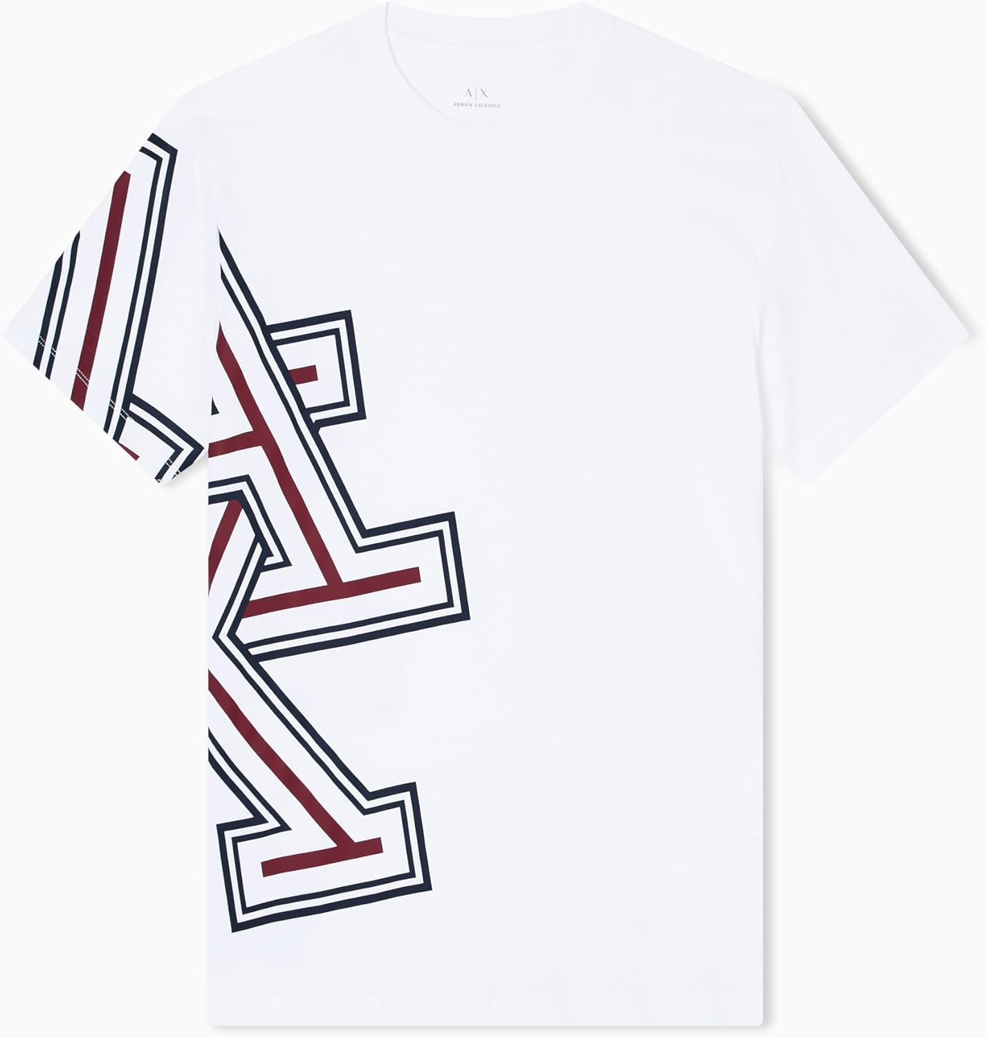 Armani Exchange Mens Side Geo Logo Tee