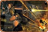 tomb raider legend ps2 metacritic  Cartel de metal de Tomb Raider, Tomb Raider: Legend Game, vintage, decoración de pared para el hogar, bar, cafetería, 12 x 8 pulgadas