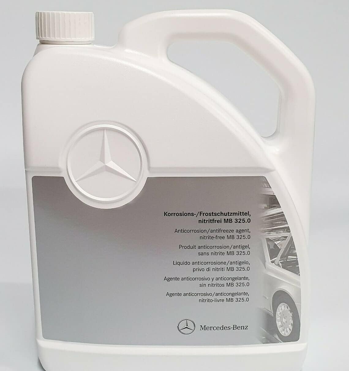 Genuine Mercedes Benz Antifreeze Coolant MB325.0 BLUE 5 Litre pack