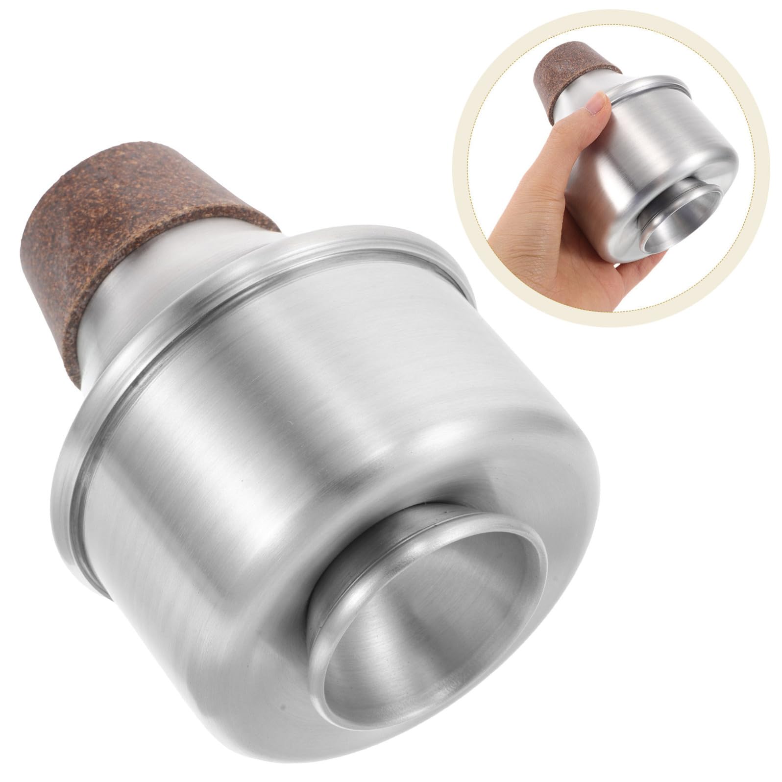 YARNOW Sordina per Tromba in Lega di Alluminio Design Portatile e Riduzione del Suono per Principianti per Prove Domestiche e All'aperto