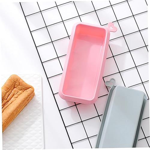 Miniatura 6 de Rectangular Silicone Cake Mold Non-stick Household Baking Loaf Pan for Toast Bread DIY Cakes Easy Clean Pink