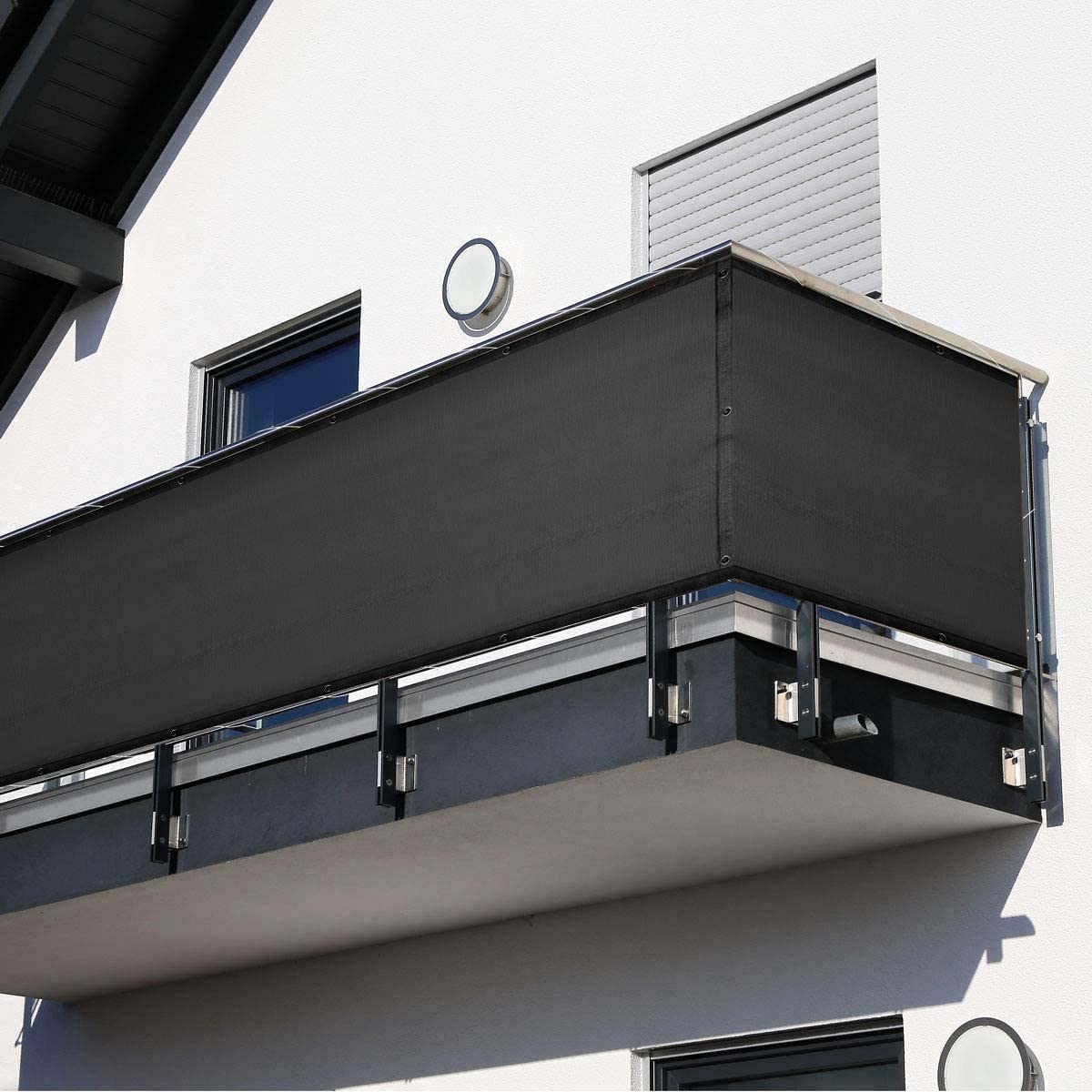 Sichtschutznetz 2x10 M – 120 G/m², UV-Schutz, Mit Ösen & Kabelbindern Für Garten & Balkon