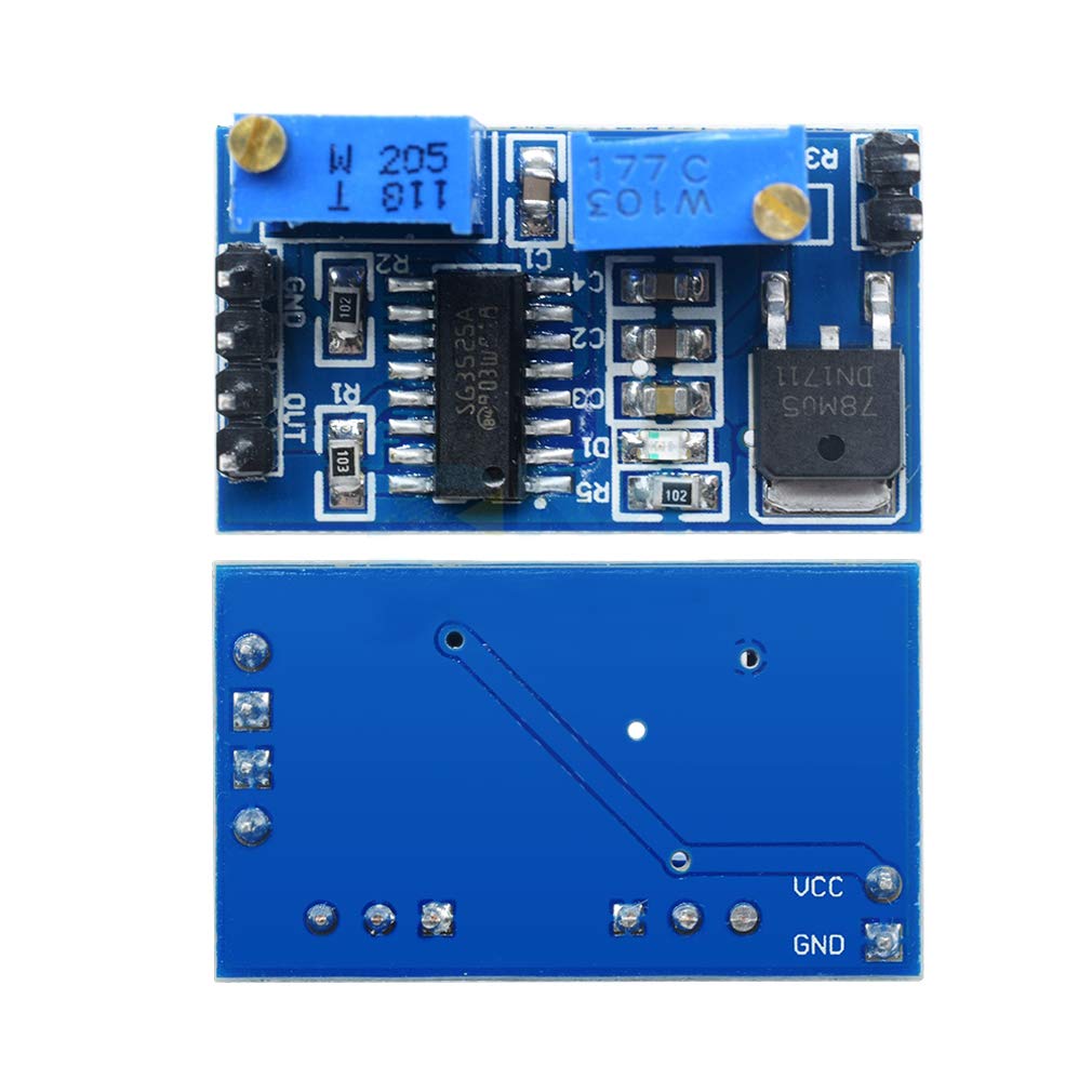 HiLetgo 3pcs SG3525 PWM Controller Module Adjustable Frequency 100-400kHz 8V-12V