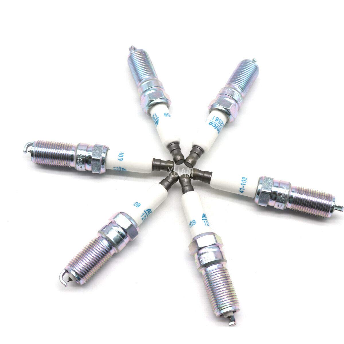6 X IRIDIUM SPARK PLUGS AC 41-109 12622561, Compatible With BUICK, Compatible With CADILLAC, Compatible With CHEVROLET, Compatible With GMC.