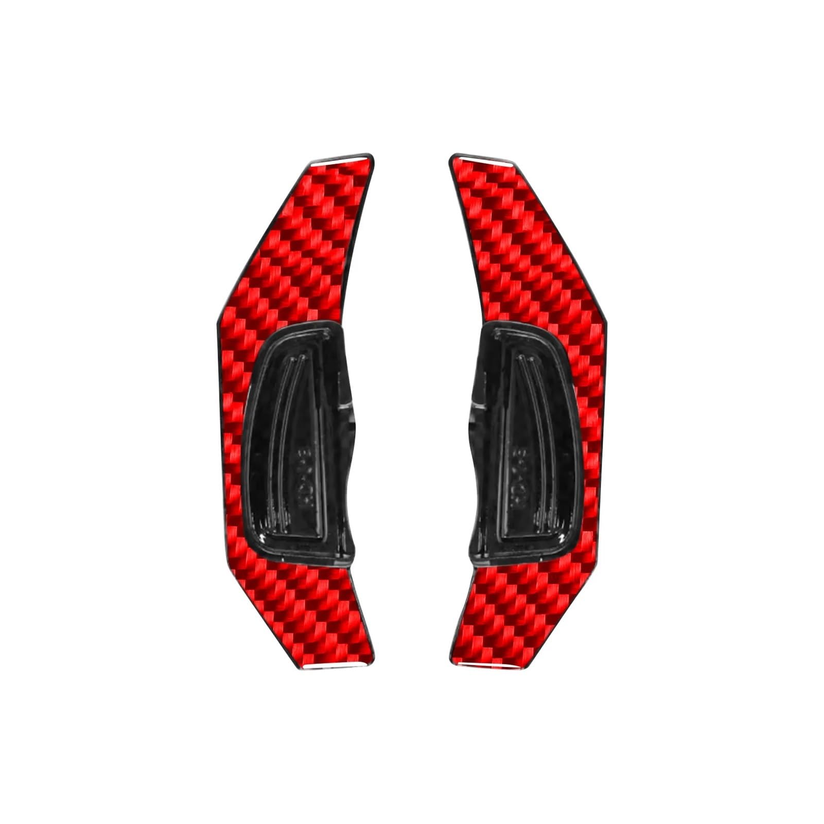 QBKGMEWCA Control Modification Interior Sticker Compatible for Carbon Fiber Shift Paddles Accessories(Type4)