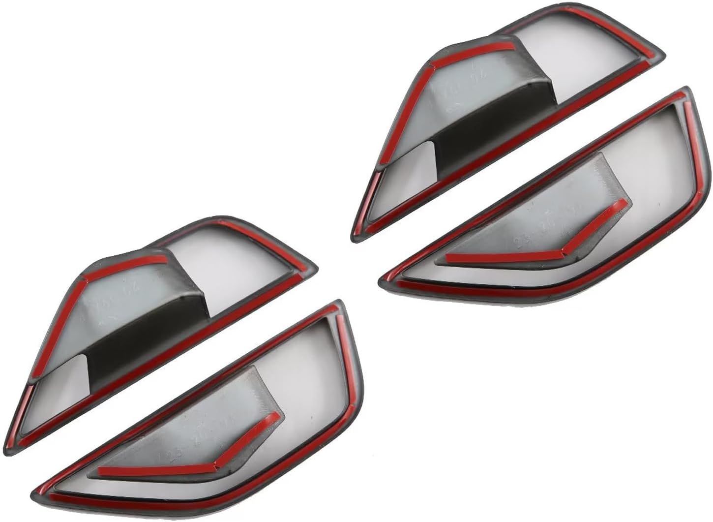 CTH for Subaru Crosstrek 2024 2025 Interior Side Door Handle Bowls Frame Decorative Cover Car Accessories 4pcs (Carbon Fiber Black)