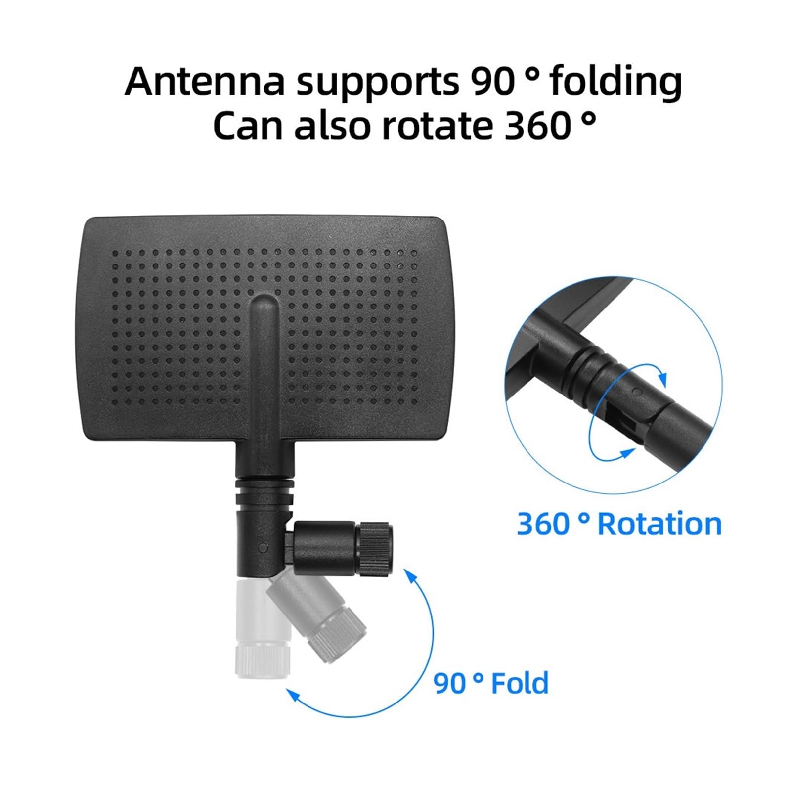 Antena Inalámbrica Bluetooth WLAN MIMO De Alta Ganancia 8dBi 2,4 GHz Wifi, Enrutador Externo, Amplificador Señal Direccional Aérea Cobertura más amplia(SMA Male)