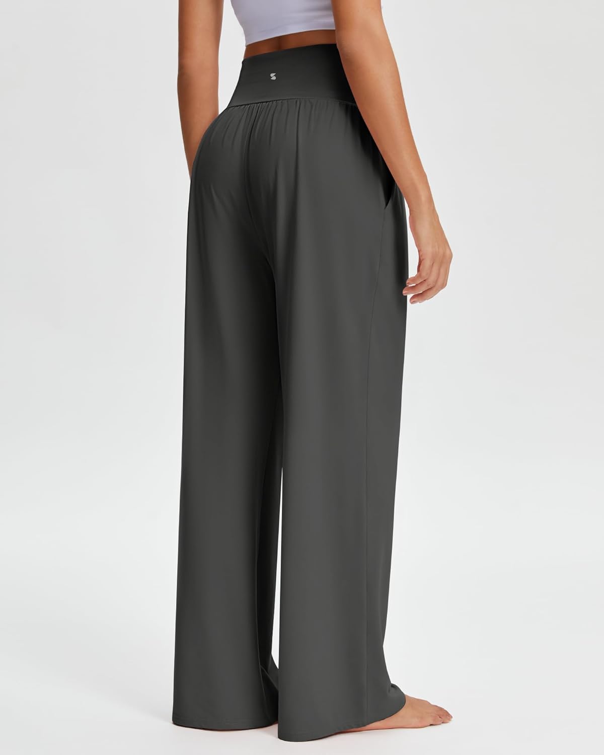 Stelle Wide Leg Yoga Pants for Women High Waisted Super Comfy Buttery Soft Lounge Pants with Pockets 26/28/30 Inseam - Image 4