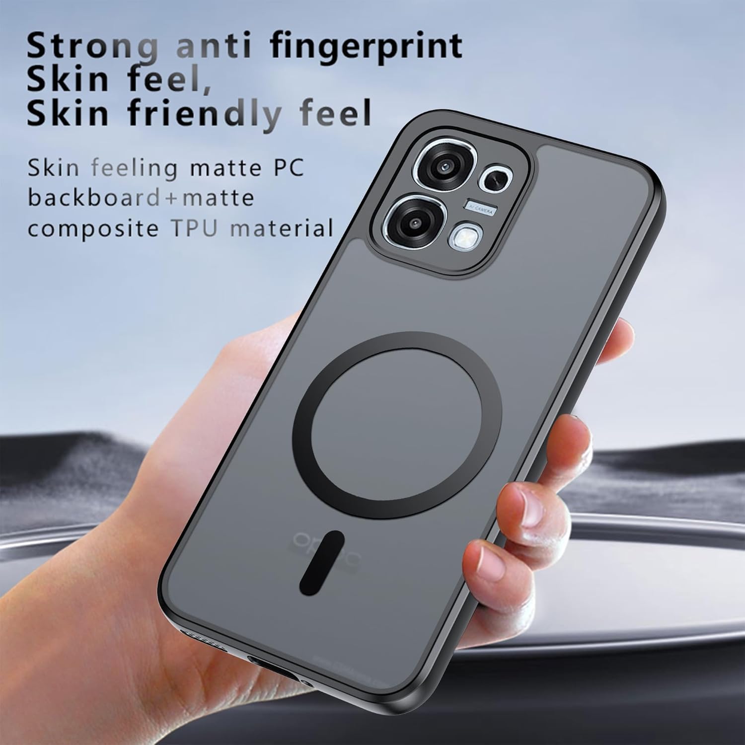 Magnetische Hoesje voor Oppo A6 Pro 5G/4G / Oppo A6 5G Compatibel met Magnetische Hoesje voor Oppo A6 Pro 5G/4G / Oppo A6 5G Compatibel met