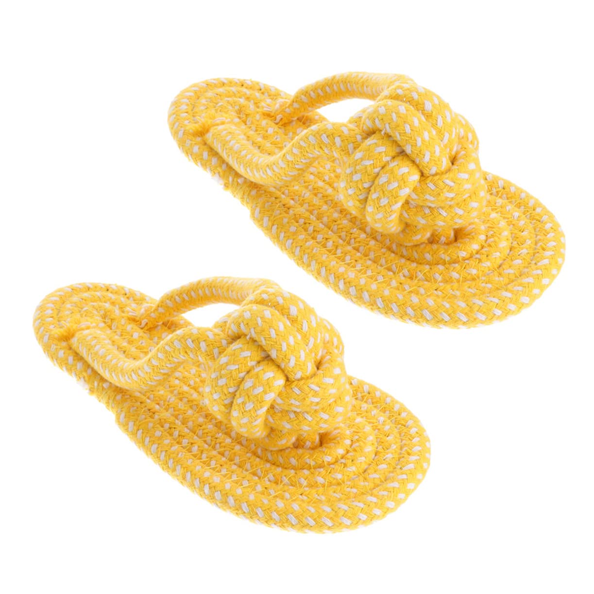 CORHAD Dog Molar Toys Slipper Shaped Soft Cotton Rope Dog Teething Toy Pet Plaything Random Color