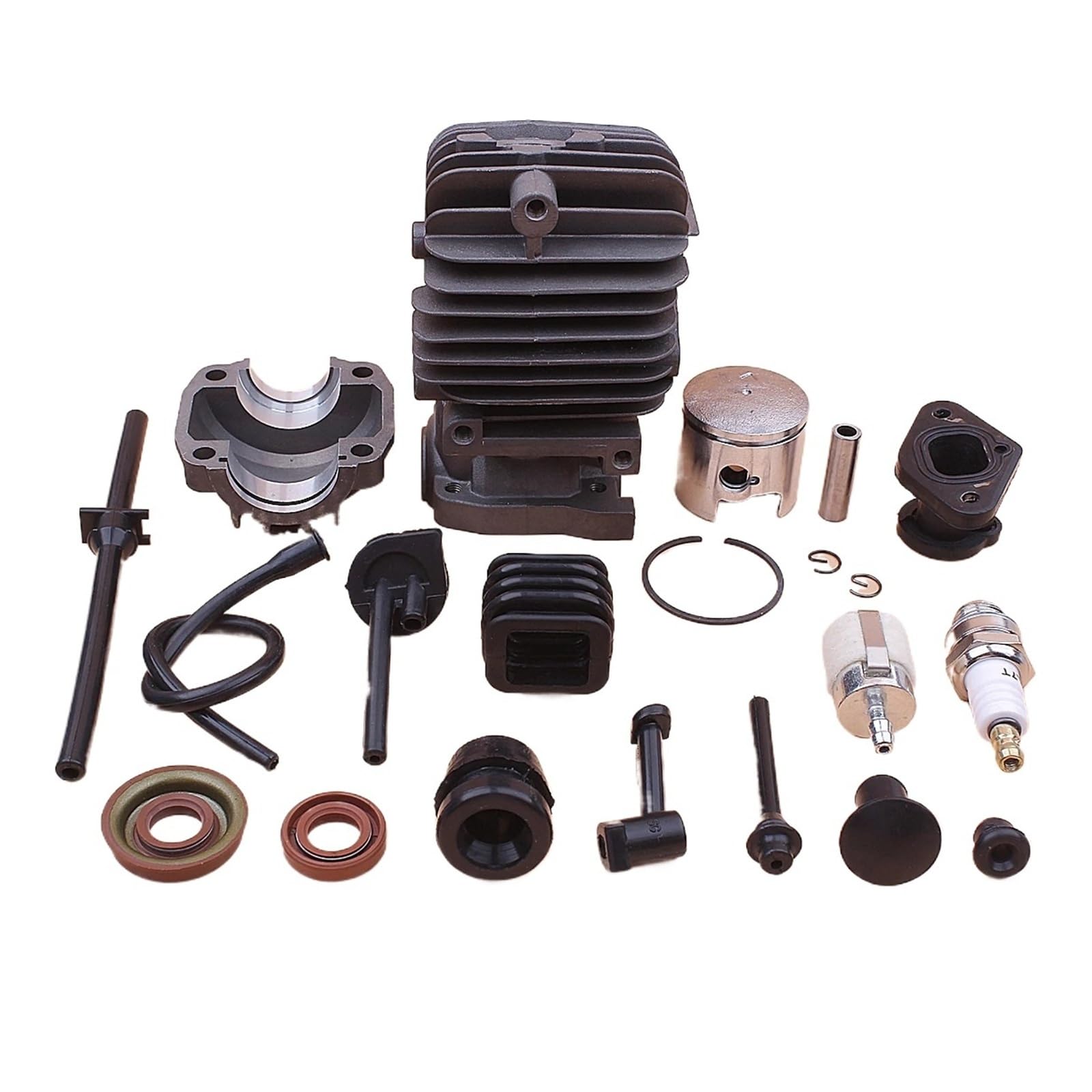 Genérico Compatible con 2500 25 CC Filtro Manguera Tubo tapón Sello pequeño | Kit de pistón de cilindro de 34 mm