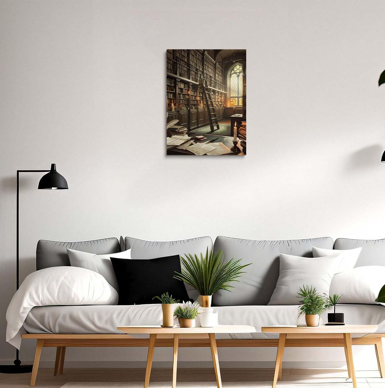 Vintage Library Wall Art, Dark Academia Print Poster, Gothic Literature Quote, Study Room Decor 24x36inch Unframed - Image 6