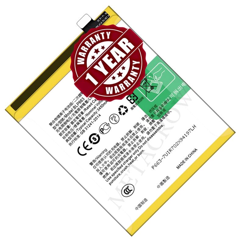 Image of Original BLP663 Battery Compatible for Oppo R15 (CPH1835, PACM00, PAAT00, PACT00) - (3450mAh) - 1 Year Warranty JK1