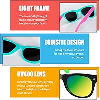 Vista 3 de Gafas de sol para niños a granel, gafas de sol neón con protección UV400 para niños y niñas