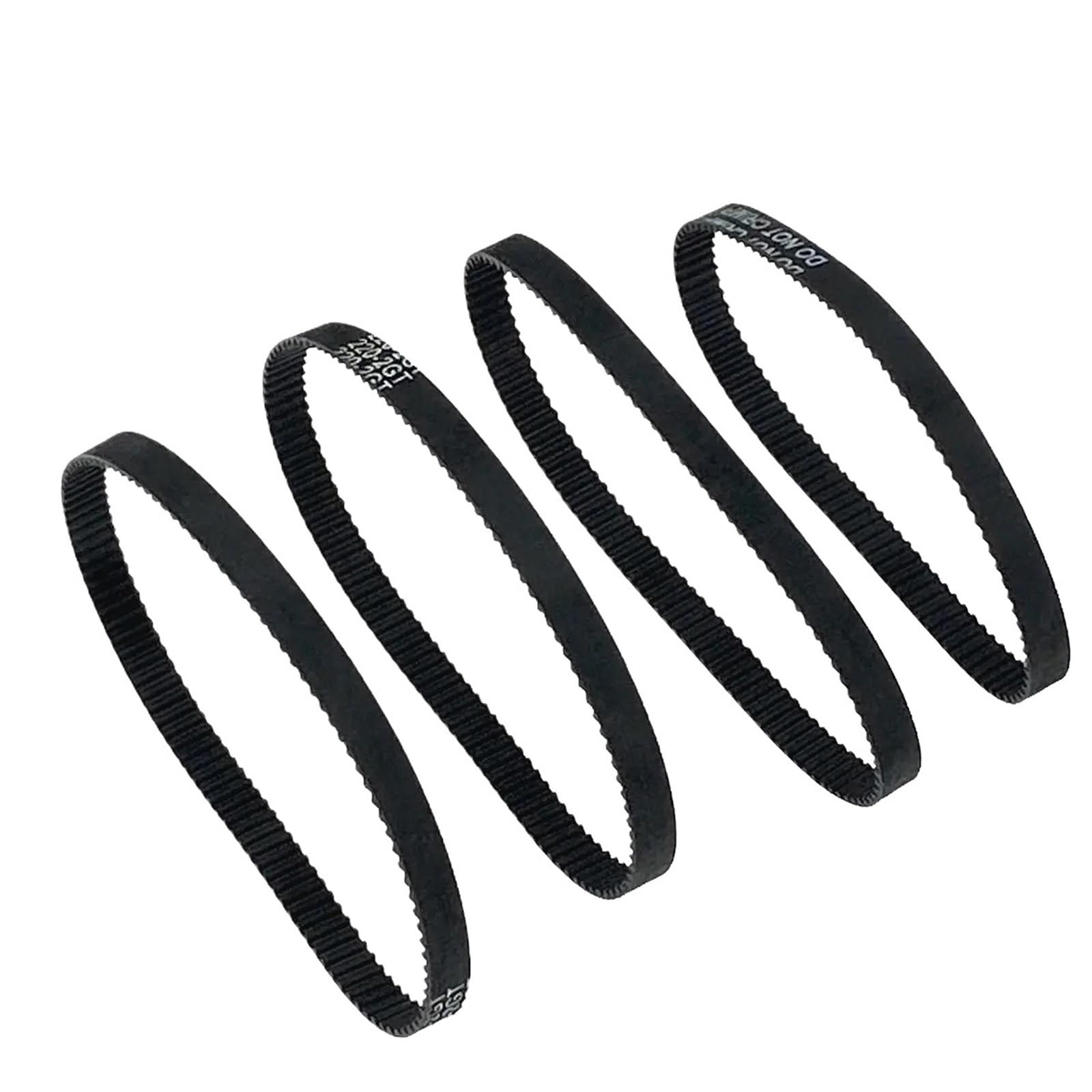 Courroie GT2 6mm en caoutchouc flexible boucle fermée 200mm pour un fonctionnement silencieux