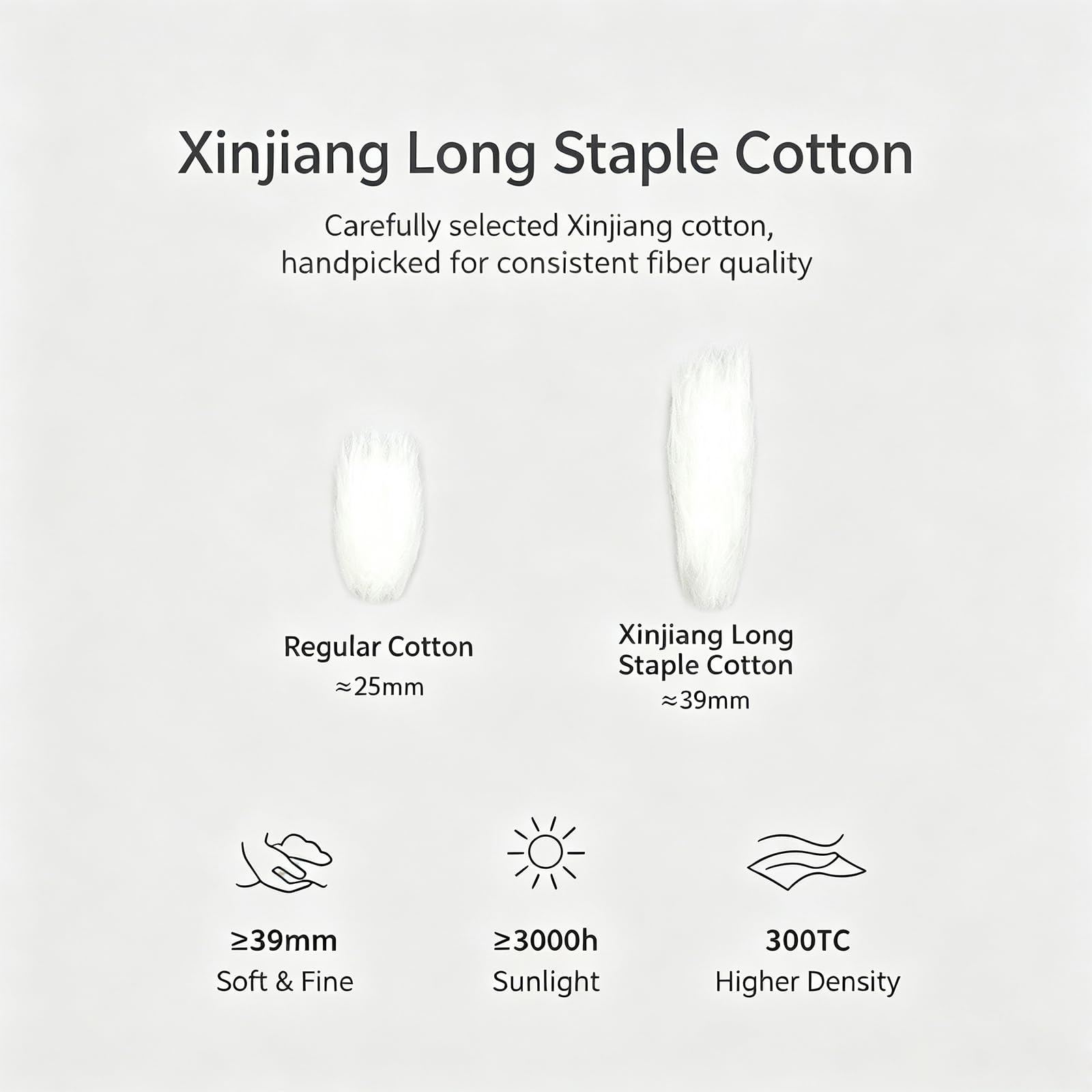 Set di biancheria da letto Queen Size 100S in cotone a fibra lunga, 4 pezzi, ultra morbido e liscio, include 1 copripiumino, 1 lenzuolo con angoli e 2 federe per camera da letto, dormitorio
