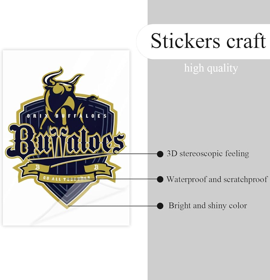 Amazon.co.jp: オリックス・バファローズ クリスタルステッカー