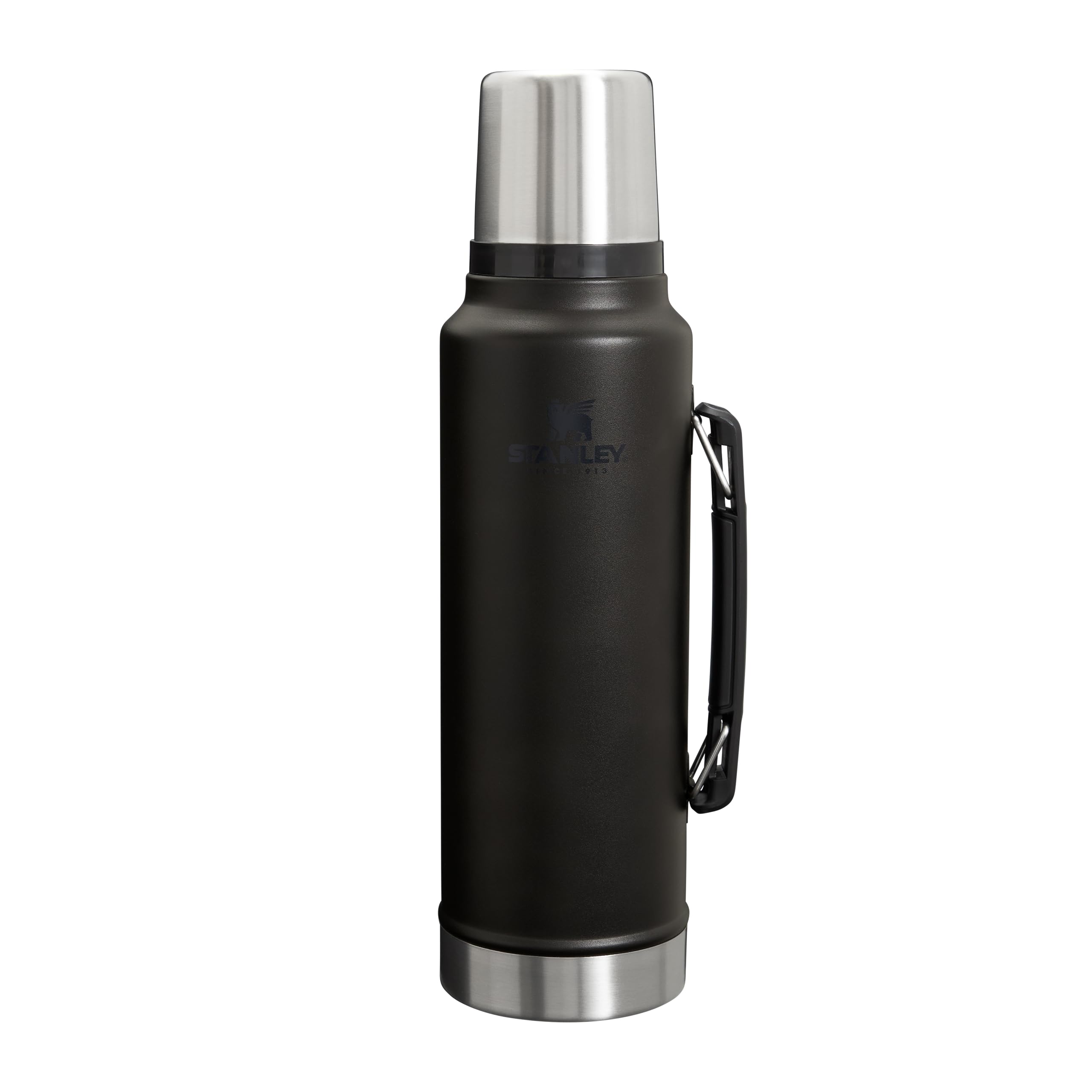 Stanley 1913 Classic Legendary Thermal Flask 1.4L - Keeps Hot Or Cold for 40 Hours - BPA-Free Insulated Bottle - Stainless Steel Coffee Flask - Leakproof - Dishwasher Safe - Black 2.0 โ image 1
