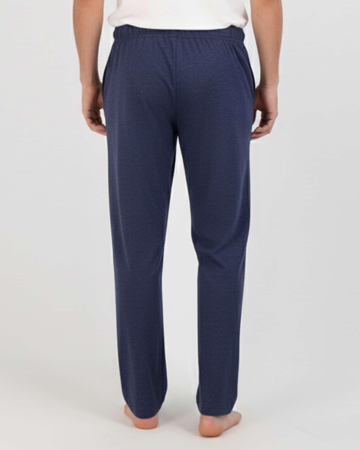 Real Essentials 3 Pack: Men's Cotton Pajama Pants Soft PJ Lounge Bottoms Loungewear Elastic Waist Pockets (Big and Tall) - Image 3