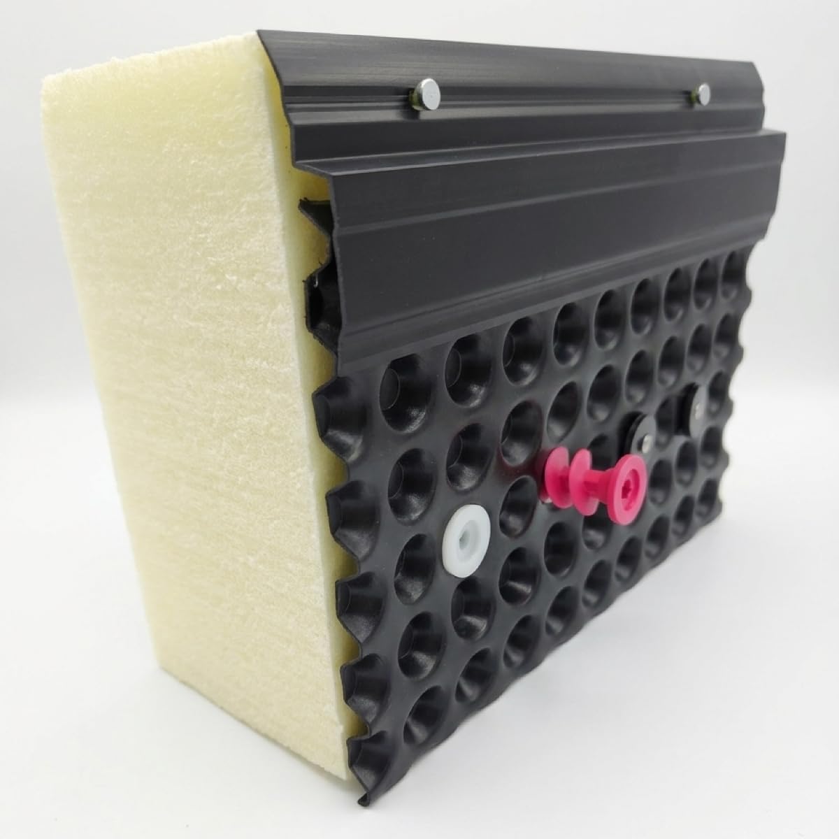 Pellicola a gommini da 20 metri lineare, protezione per muri di base, drenaggio, 400 g/m² (2,0 m (larghezza) x 20 m (lunghezza))