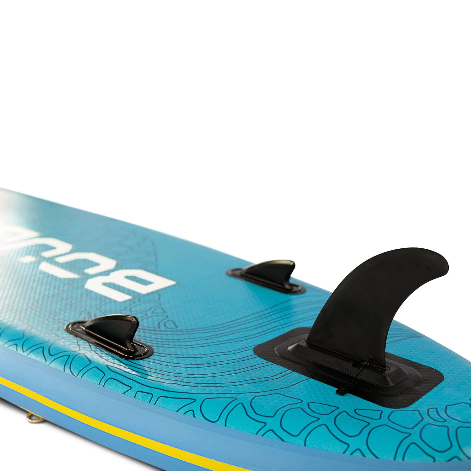 Stand Up Paddle Board Allround - Tavola da SUP gonfiabile 275X80X15 cm con pagaia, cavigliera, gonfiatore, kit riparazione e borsa da trasporto. Idonea per principianti. Peso Max 140kg