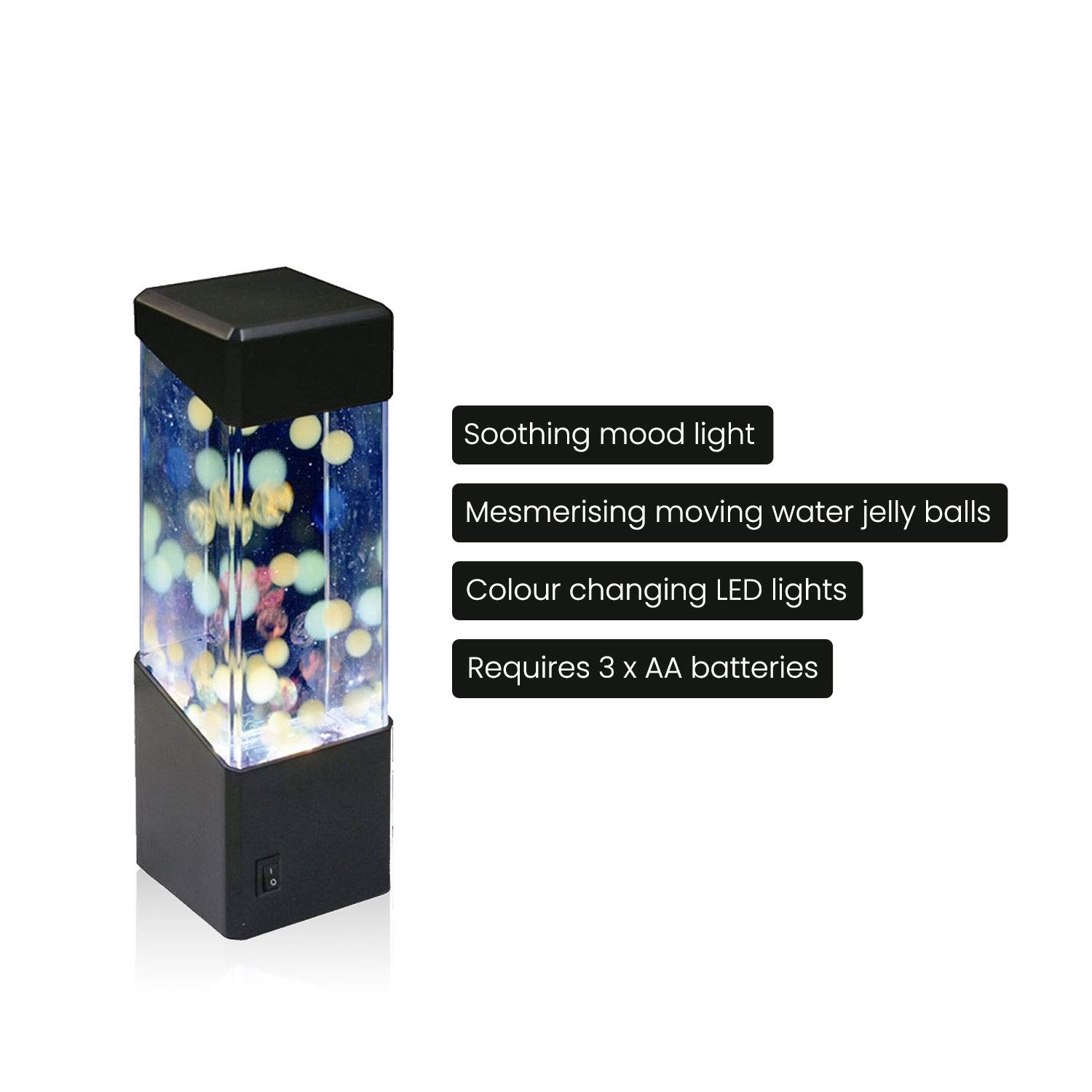 Jellyfish Water Ball Tropical Fish Aquarium Tank Mesmerising LED Lights Relaxing Mood Lamp Light by Play (Water Jelly Balls) - Image 2