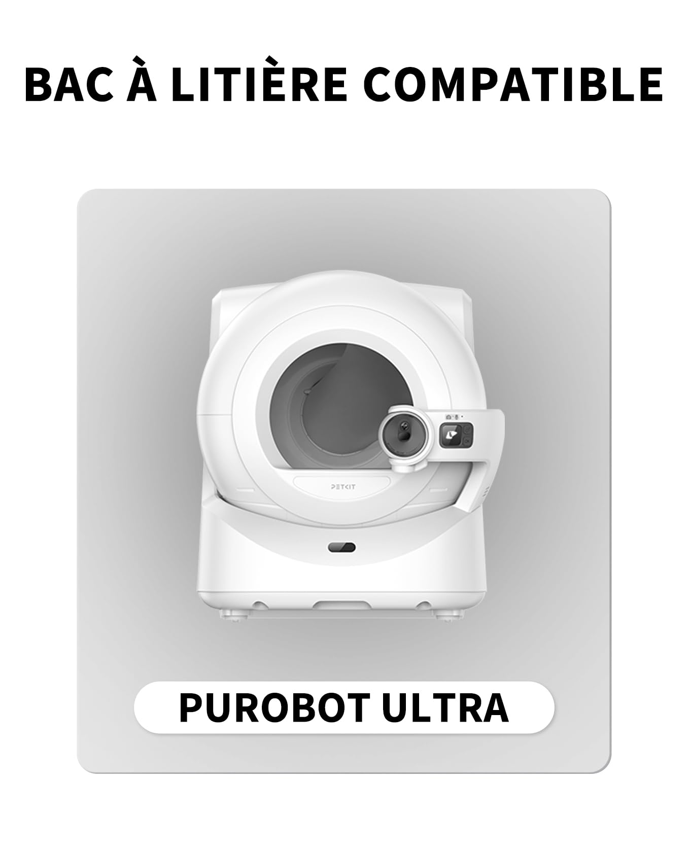 PETKIT PUROBOT Ultra Rembourrage Intérieur du Bac à Litière Autonettoyant, Imperméable à l’Eau, étanche, Anti-Rayures, Haute élasticité