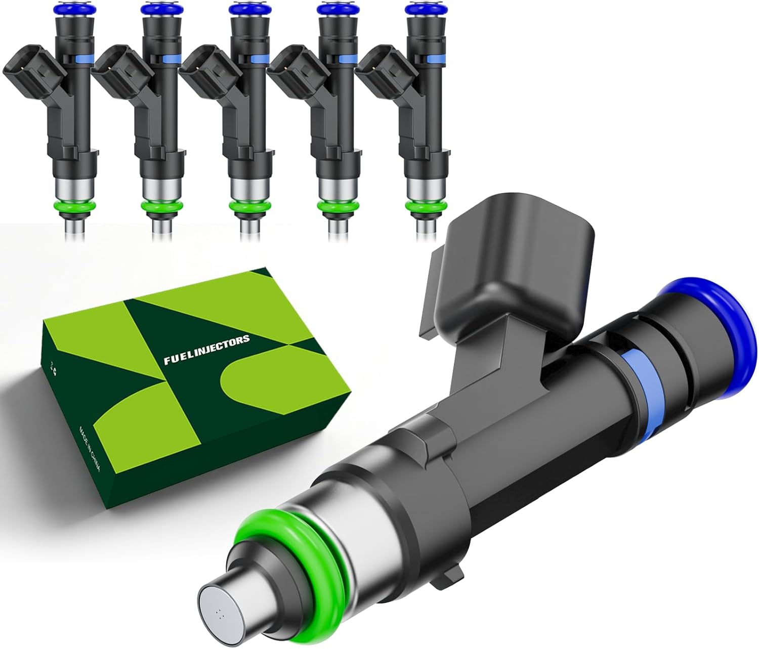 V6 3.7L Fuel Injectors Design for Jeep Liberty (2004-2012); Jeep Commander (2006-2010); Jeep Grand Cherokee (2005-2010); Ram1500 (2004-2012); Dakota (2004-2011) 0280158020 (6PCS)