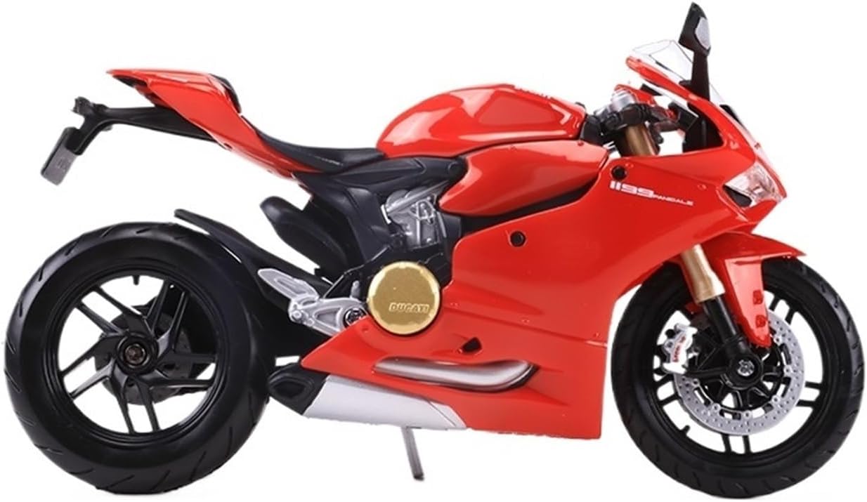 Scale Model 1:12 Scale for Ducati 1199 Panigale Alloy Motorcycle Model Kit Static Collection Collectible Ornaments