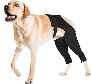 Dog Rear Leg Sleeve to Stop Licking, Breathable Anti-Slip Recovery Sleeve Pants for Wound