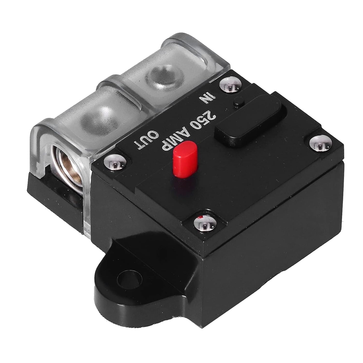 Stereo Audio Inline Fuse, Black Color 250A Current Fuse Holders