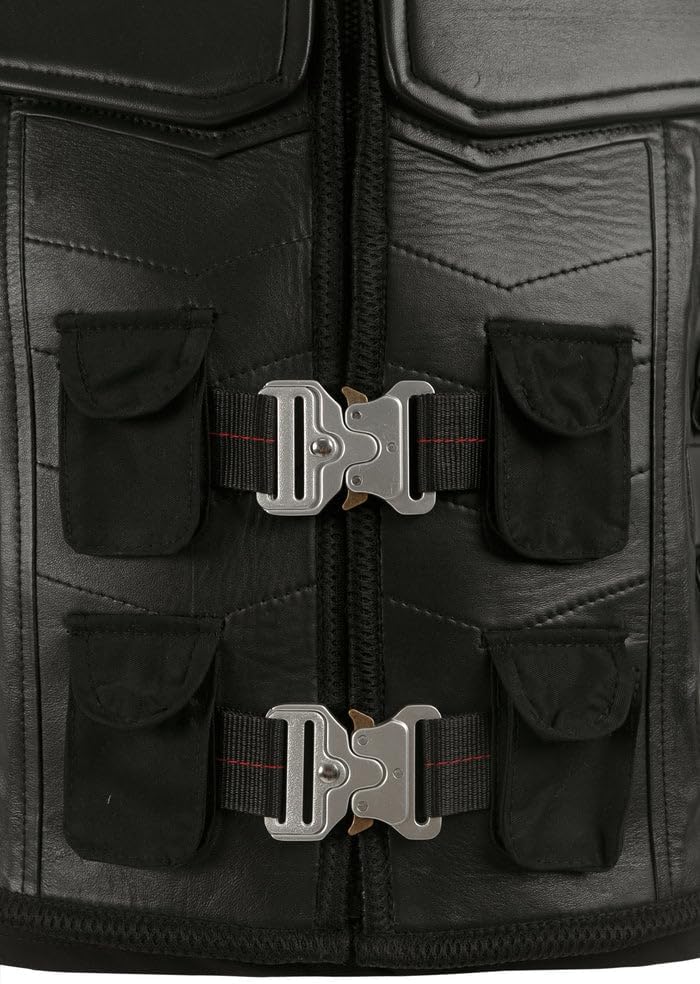 Unisex Trinity Blade Costume Vest for Cosplay - Military Style Leather Tactical Vest - Image 5