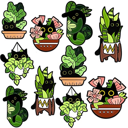 Creative Enamel Pins Bulk Set,Cartoon Plants Anime Rainbow Punk Animals Enamel Backpack Pins For Men/Women Cute Cool Pins For Jackets Clothes (Yd142-1) #TOP7