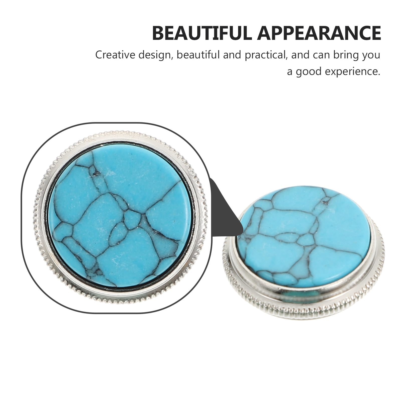Boutons de Piston Accessoires Remplaçables pour Fixer Boutons 3 Pièces en Cuivre Bleu Design Créatif et Pratique pour Trompette pour Instruments de Musique