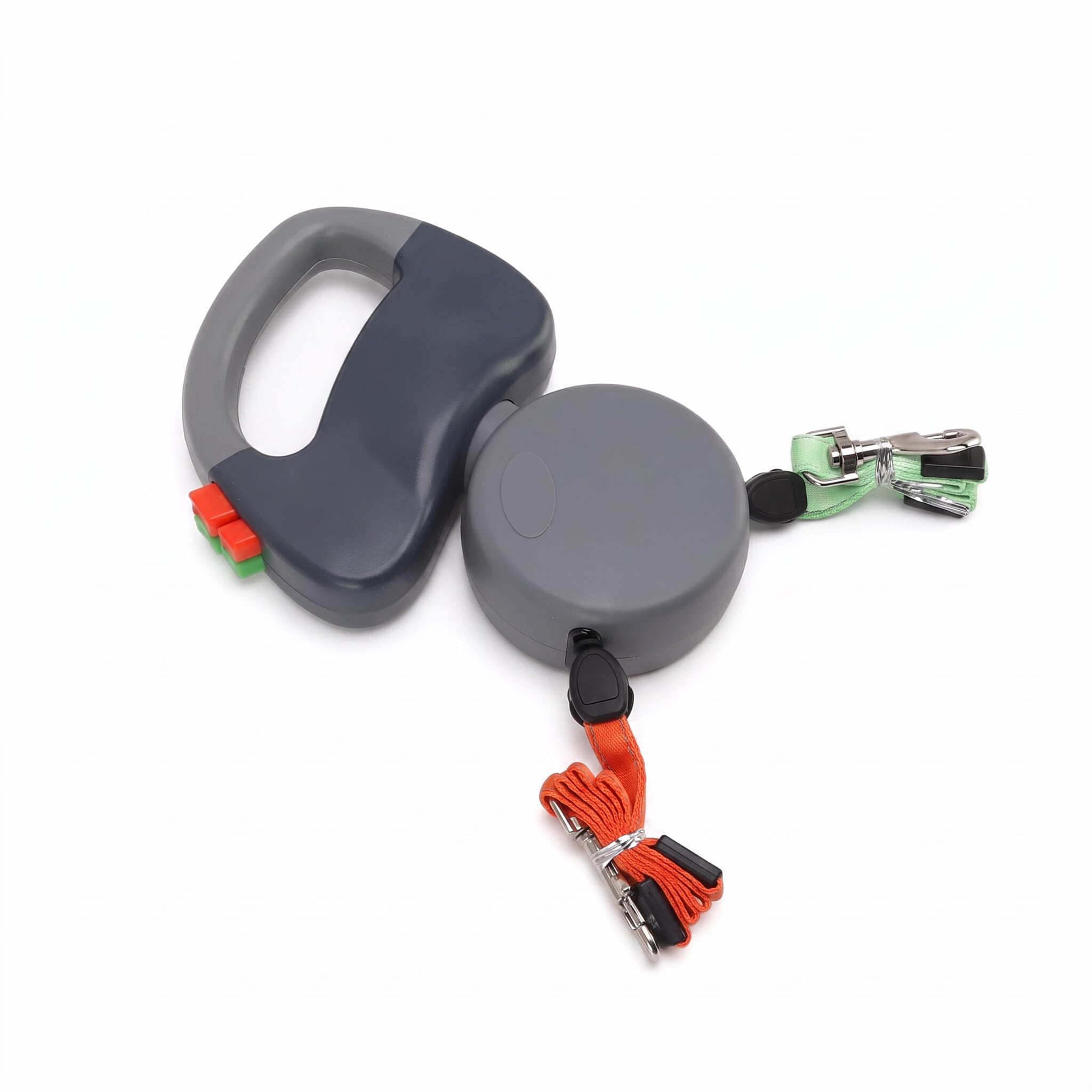 Dpofirs Laisse Rétractable Double pour Chien, Laisse Rétractable Réfléchissante pour Animaux de Compagnie, Accessoire de Laisse de Traction pour la Marche des Chiens, pour Promener Deux