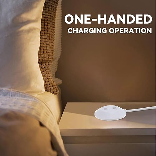 Miniatura 4 de FitTurn Paquete de 2 cargadores magnéticos para masajeadores de rosas, cable de carga USB, estación base de cable