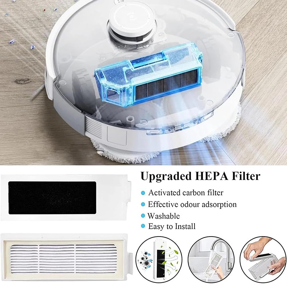 19 Pièces De Rechange Accessoires Pour Aspirateur Robot Ultenic T10