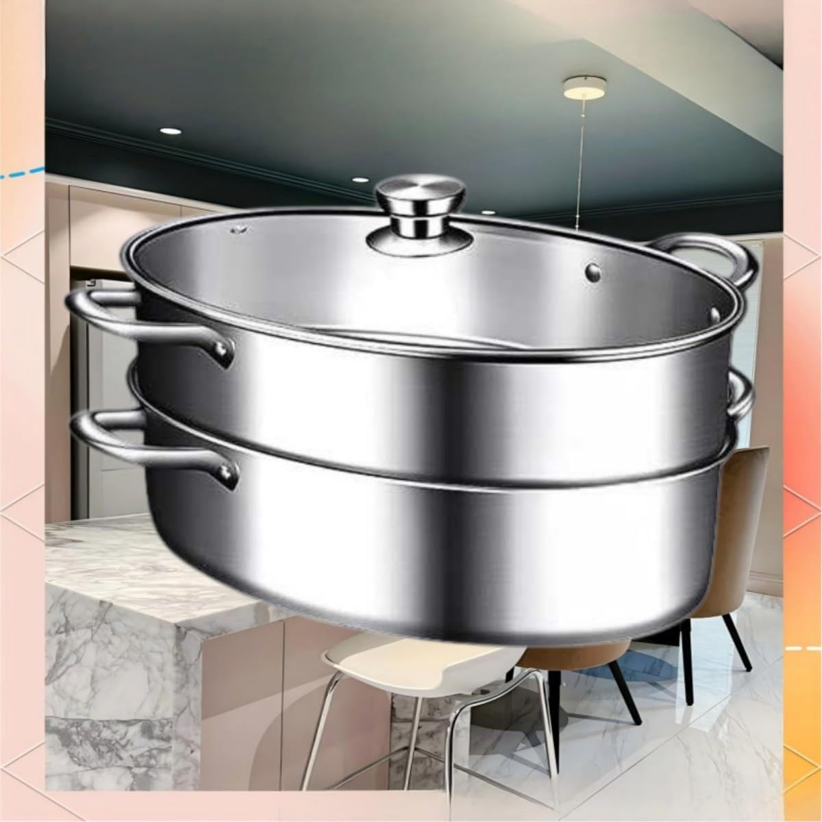 kitchen accessories 蒸锅适用家用 Kitchen Utensils Cookware 304不锈适用家用 Kitchen Utensils Cookware