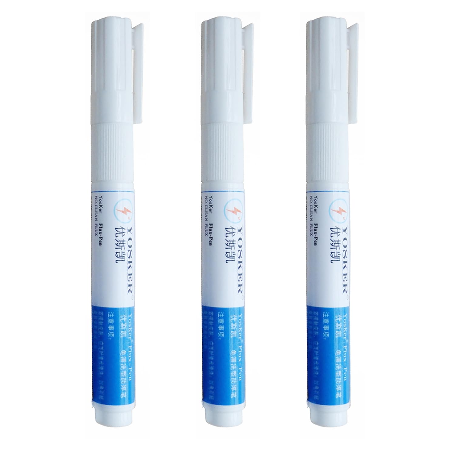 5 Penne Flussanti 951 Per Saldatura PCB - Flux A Basso Residuo, No-Clean, 10ml Per Elettronica
