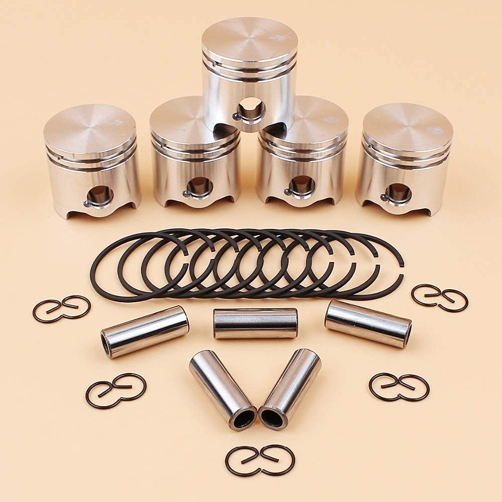 5 unids/lote 35mm Kit de anillos de pasador de pistón para STIHL FS120 FS120R FS300 BT121 FS 120300 desbrozadora recortadora de césped repuestos