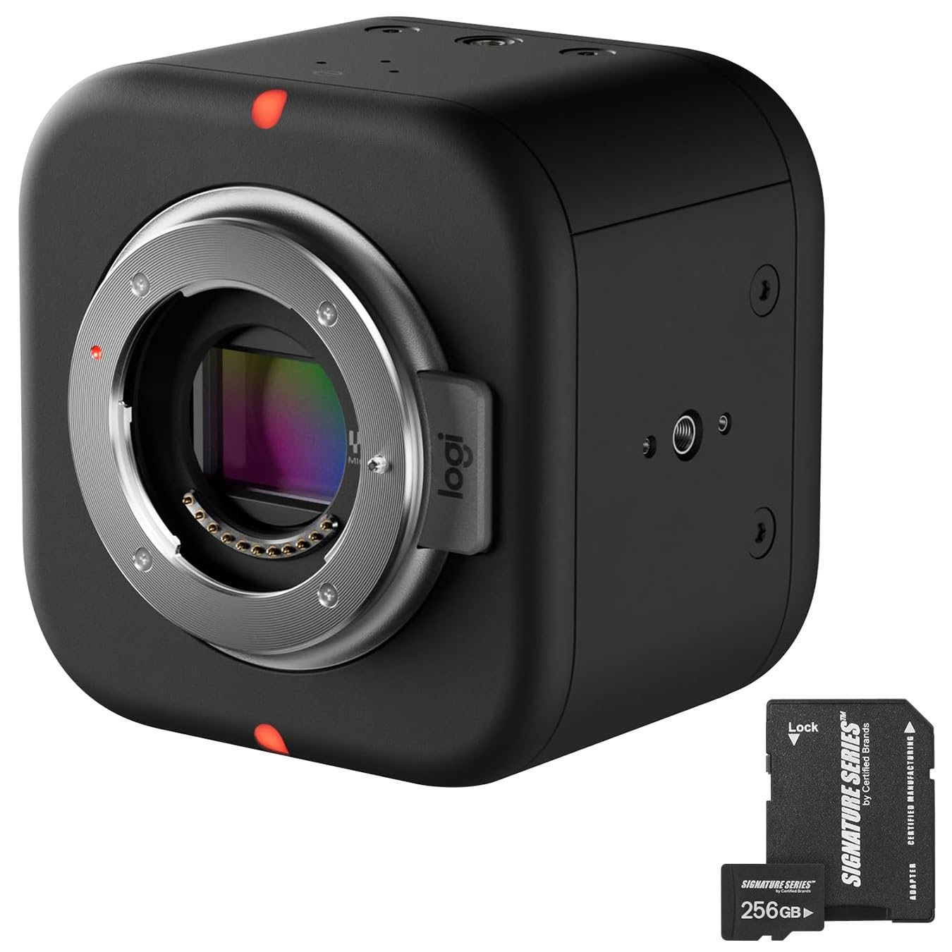 Logitech for Creators Mevo Core Wireless Live Streaming Camera | 4K Video with App Control, Interchangeable Lens Mount, LTE or WiFi, Multicam Ready |