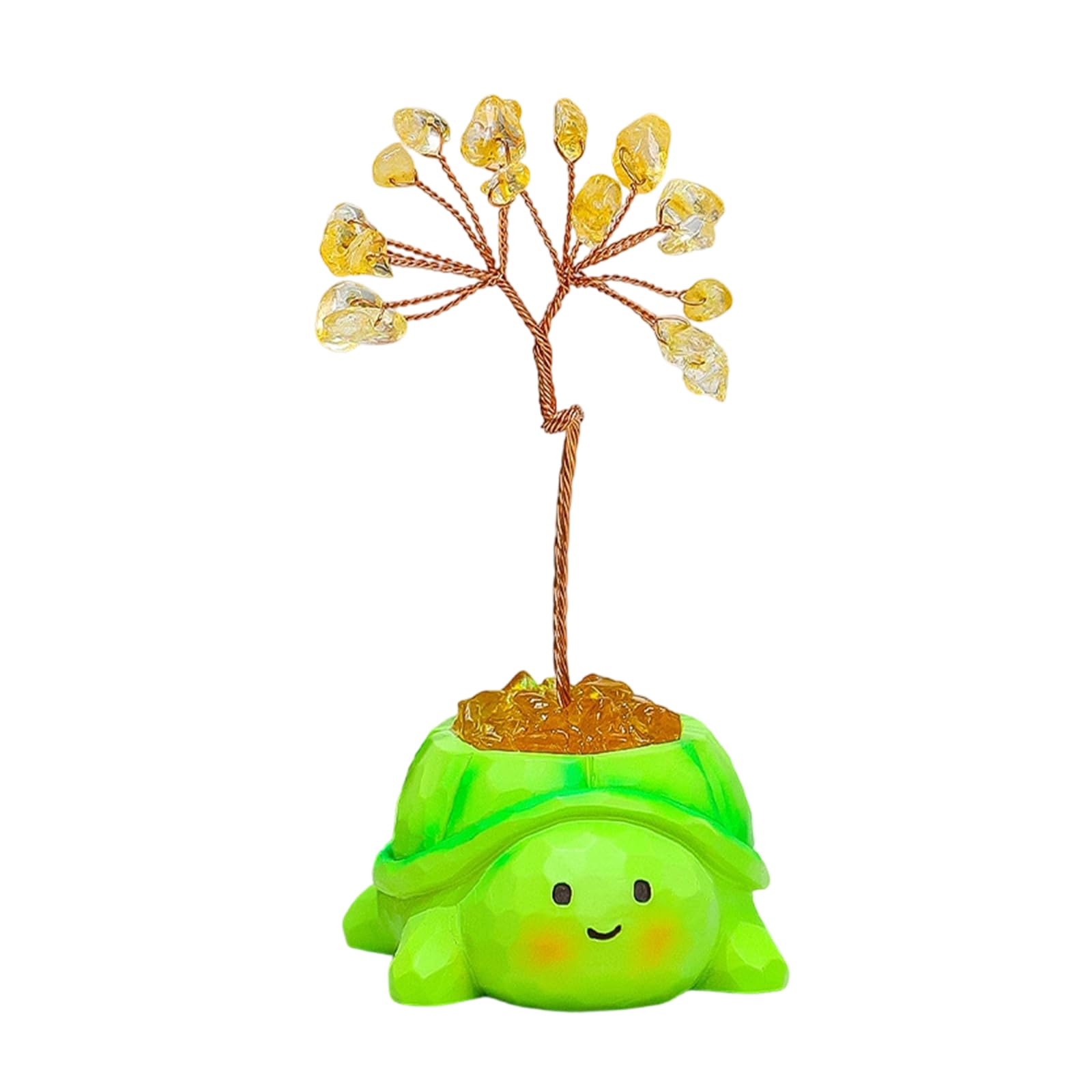 Oxxggkao Crystal Tree with Cartoon Bonsais Quartzs Crystal Money Tree Bonsais Feng Shuis Decors Housewarmings Present Home Decors Feng Shuis Decoration