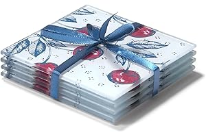 American Atelier Glass Drink Coasters