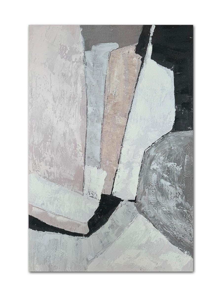 Yatehui Abstract Canvas Wall Art Contemporary Textured Painting Modern Giclee Prints Wall Decor Ready to Hang 24x36 Inch