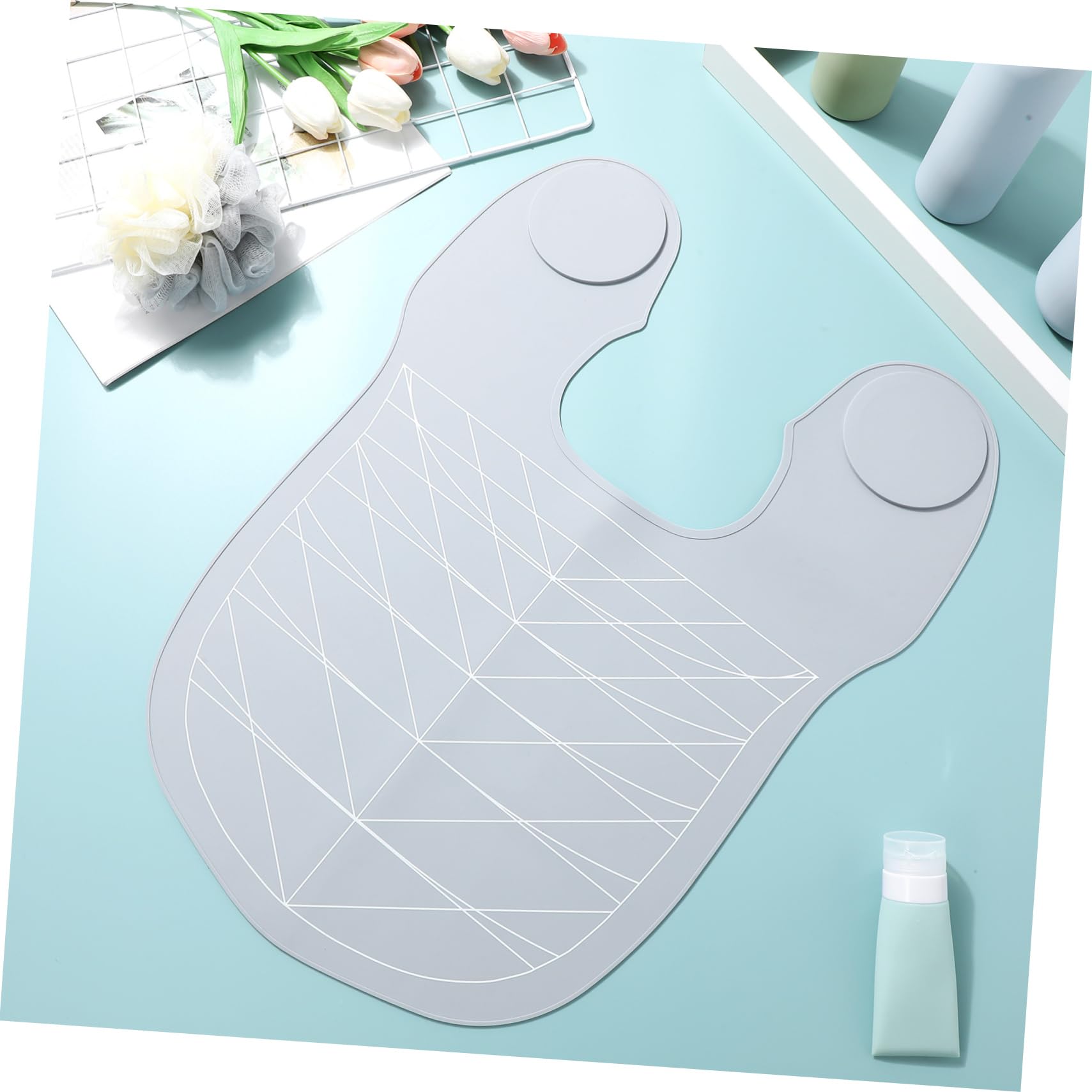 minkissy Capa de Silicona para Teñir el Cabello para Peluquería y Salón | Protege la Ropa Frente a Salpicaduras de Tinte, Acabado Resistente a Manchas, Uso en Beauty Parlors