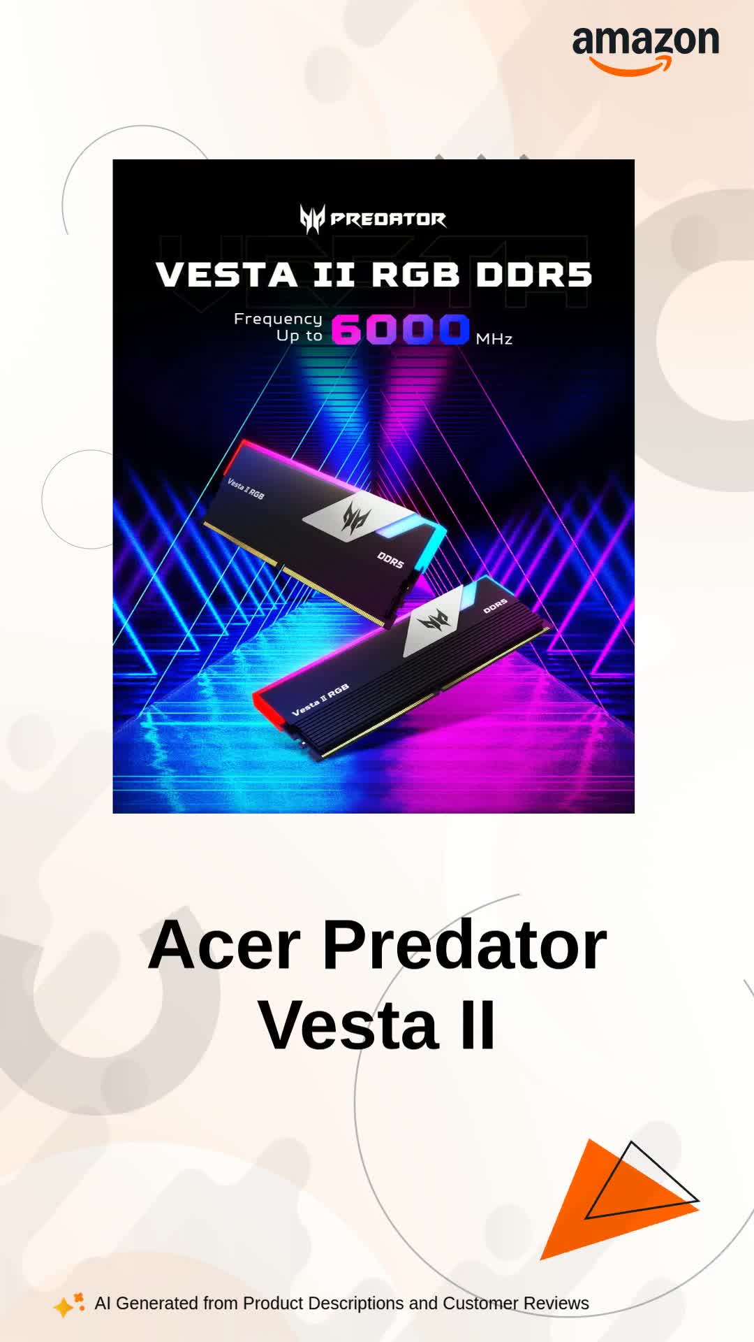 Acer Predator Vesta II DDR5 32GB Memory Kit