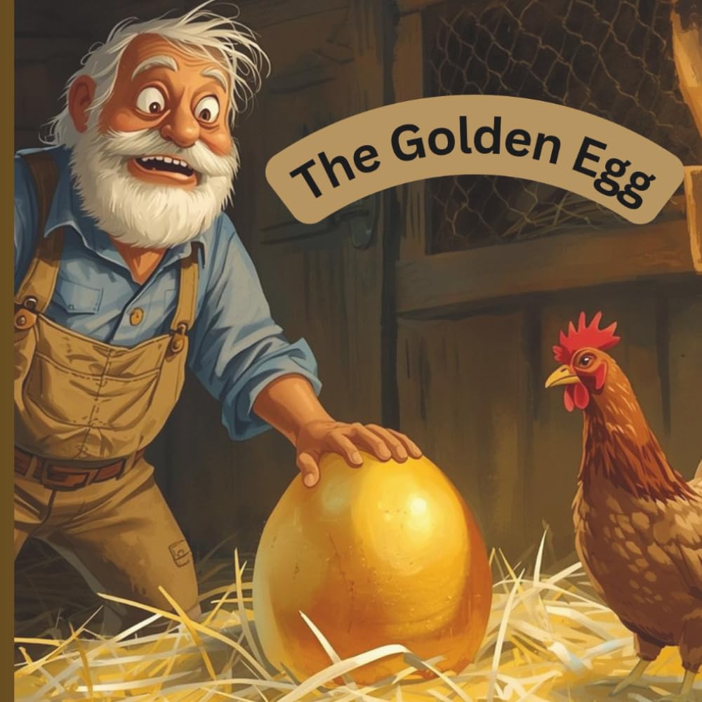 Kids Story Book - The Golden Egg- Story of Greedy Man- Moral Story: Hen that laid golden eggs