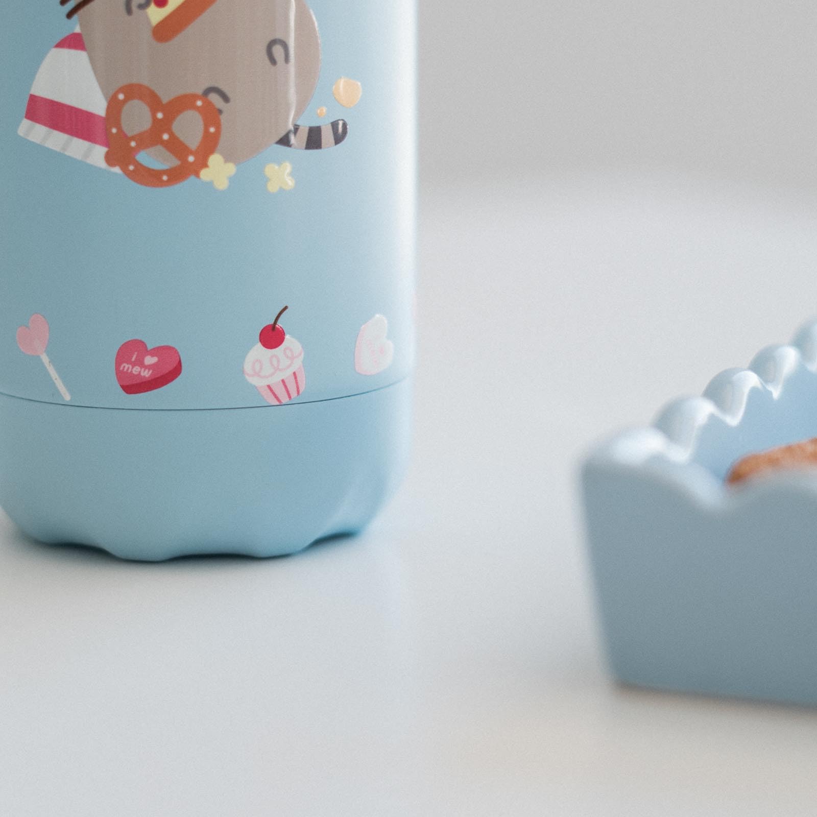 Grupo Erik Pusheen Metal Hot&Cold Bottle 260 ml - 9 oz | 260ml Water Bottle | Pusheen Gifts | Hot And Cold Water Bottle | Water Bottle Metal | Cute Water Bottle | Pusheen Cat